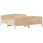 vidaXL Cadre de lit sans matelas 180x200 cm bois massif de pin
