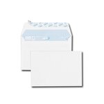 Boîte de 500 enveloppes blanches EVERYDAY C6 114x162 80 g bande de protection GPV