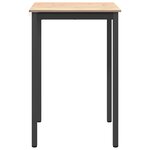 vidaXL Table de bar Naturel 110 x 55 x 105 cm Bois de pin massif