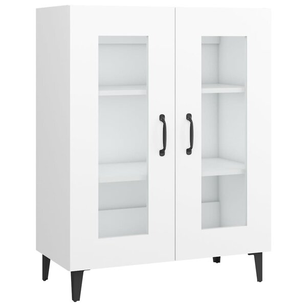 vidaXL Buffet blanc 69 5x34x90 cm bois d'ingénierie