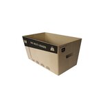 Pack and Move - Lot de 10 caisses en carton - 53 x 30 x 26 cm - Transport  déménagement  stockage