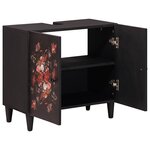 vidaXL Armoire d'évier avec stockage Multicolore 62 x 33 x 58 cm