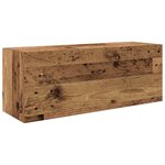 vidaXL Armoire murale de bain vieux bois 80x25x30 cm bois d'ingénierie