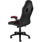 Tectake Chaise gamer GOODMAN - noir/rouge