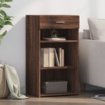 vidaXL Buffet chêne marron 50x42 5x93 cm bois d'ingénierie