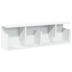 vidaXL Armoire murale 100x20x30 cm blanc bois d'ingénierie