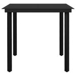 vidaXL Ensemble de salle à manger de jardin 3 Pièces Anthracite