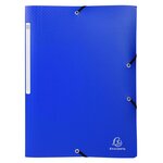 Chemise À Élastiques 3 Rabats Pp Opak - A4 - Couleurs Assorties - X 25 - Exacompta