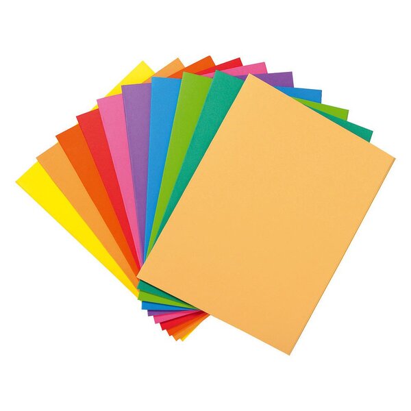 Chemises dossiers 220g - 24 x 32 cm - Assortis vifs (Lot de 10)