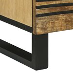 vidaXL Cabinet de chevet Marron 40 x 33 x 46 cm Bois d'acacia massif