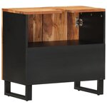 vidaXL Meuble d'évier 62x33x58 cm bois d'acacia et d'ingénierie