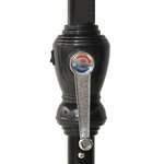 vidaXL Parasol de jardin avec LED et mât en acier bleu azuré 2x3 m