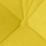 vidaXL Coussins de siège 4 Pièces Jaune clair 45 x 45 x 12 cm tissu