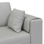 vidaXL Canapé 3 Pièces Gris nuage 250 x 188 x 76 cm tissu