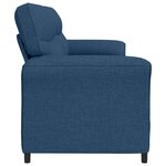 vidaXL Canapé 100  polyester  cadre en métal  MDF  Contreplaqué