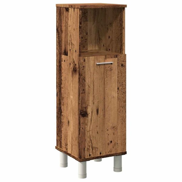 vidaXL Armoire de salle de bain vieux bois 30x30x95 cm bois ingénierie