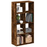 vidaXL Étagère séparatrice de pièce chêne fumé 69 5x29x137 5 cm