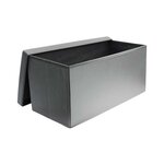 Banc coffre de rangement en polyuréthane zoé