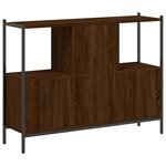 vidaXL Bibliothèque chêne marron 102x28x77 5 cm bois d'ingénierie