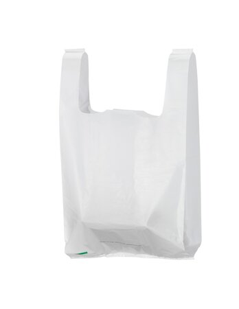 (lot  de 500) sac bretelle 50 µ liassé blanc