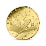 Le Petit Prince Monnaie de 50€ 1/4 Oz Or livre