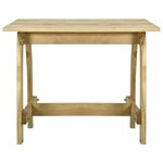 vidaXL Table de jardin 110x74x75 cm Bois de pin imprégné