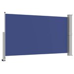 vidaXL Auvent latéral rétractable de patio 140 x 300 cm Bleu