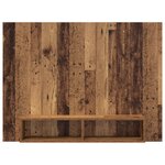 vidaXL Meuble TV mural Bois ancien 120 x 23 5 x 90 cm