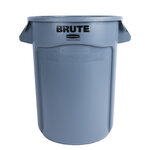 Poubelle en plastique gris -121l - rubbermaid -  - polyéthylène121