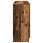 vidaXL Bureau de réception vieux bois 200x50x103 5cm bois d'ingénierie