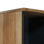vidaXL Armoire de salle de bain avec tiroir Marron 38 x 33 5 x 160 cm