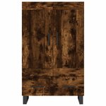 vidaXL Buffet haut chêne fumé 69 5x31x115 cm bois d'ingénierie
