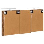 vidaXL Ensemble de Meubles de Salle de Bain 3 Pièces 140 x 14 5 x 70 cm