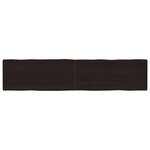 vidaXL Dessus de table bois massif traité bordure assortie