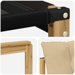 vidaXL Ensemble de canapés d'extérieur 10 pc Blanc et Beige