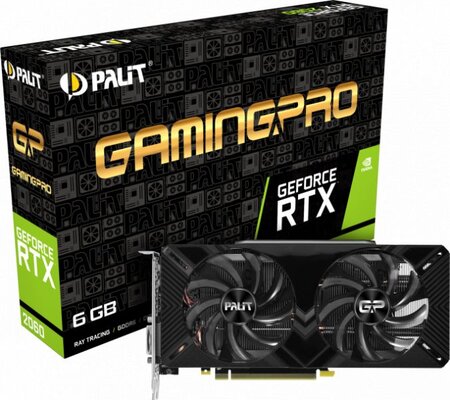 Carte Graphique Nvidia Palit GeForce RTX 2060 Gaming Pro 6Go GDDR6