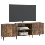 vidaXL Meuble TV 150 x 31 x 50 cm Chêne fumé Bois d'ingénierie