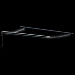 vidaXL Auvent Rétractable Automatique avec LED Noir 300x250 cm