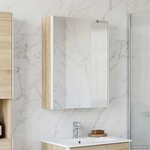 vidaXL Armoire Miroir de Salle de Bain Chêne Sonoma