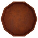 vidaXL Jardinière Rouillé 90 x 90 x 35 cm
