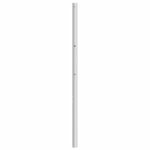 vidaXL Tête de lit métal blanc 180 cm