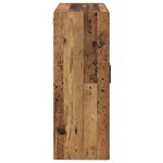 vidaXL Armoires Murailles 2 Pièces Bois ancien 69 5 x 34 x 90 cm