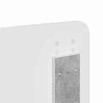 vidaXL Tête de lit Gris béton 120 cm Bois d'ingénierie