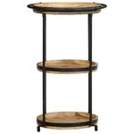 vidaXL Table d'appoint Ø55x83 cm bois de manguier massif