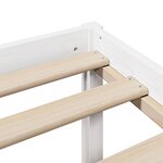 vidaXL Lit pour personne âgée avec tête de lit sans matelas 135x190 cm