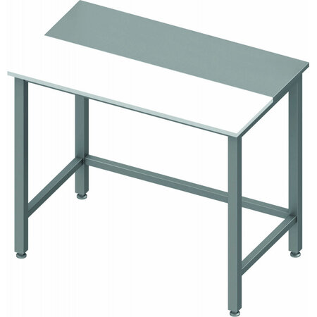 Table de découpe inox et poly - profondeur 600 - stalgast -  - acier inoxydable1000x600 x600xmm