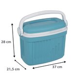 Eda glacière iceberg bleu 8 l