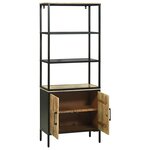 vidaXL Haut Armoire Marron 70 x 35 x 180 cm Bois de manguier massif