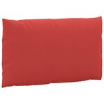 vidaXL Coussins de palette lot de 2 rouge tissu oxford