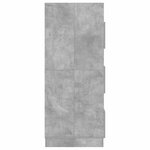 vidaXL Armoire à Laver Béton 50 x 68 x 162 cm Bois d'ingénierie
